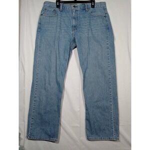 Vintage Levi's  569 Jeans Mens 38x30 Light Blue Loose Straight Relaxed Fit Denim